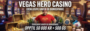 Vegas Hero Bonus hos Casino Vegas Hero i Norge